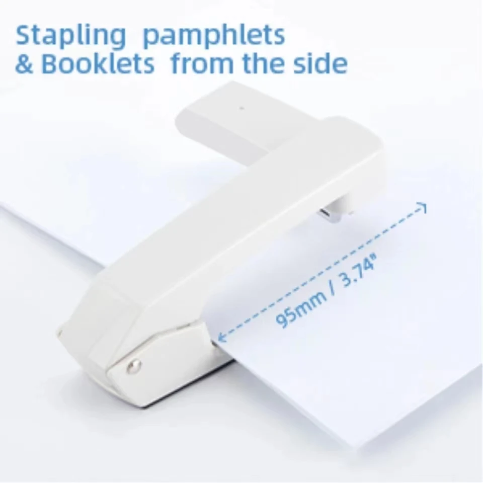 360° Rotary Stapler Creative Middle Spine Binding Staplers With Staples 24/6 24/8 Multi-position Book Binding Tools