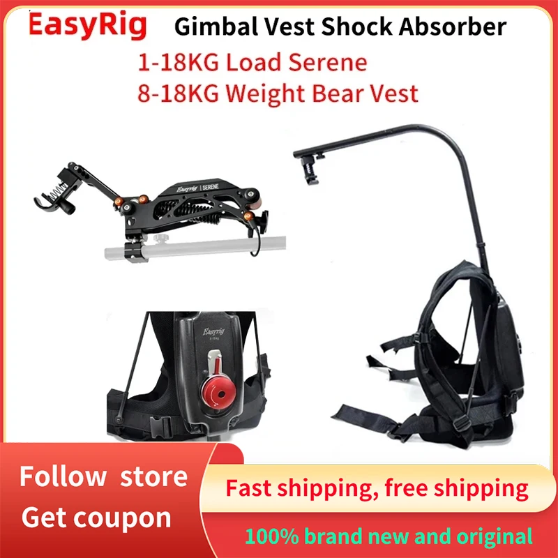 

Bilate EASYRIG Supporting Gimbal Vest Shock Absorber Arm Kit for DJI RS 2/RSC 2 RS2 RS 3 ZHIYUN Crane 2/3/3S 8-18kg MaxLoad