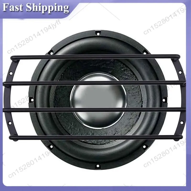 -ABDH 12 Inch Speaker Cover Car Metal Grille Universal Subwoofer Grill Rounded Edges For Car & Home Audio Systems