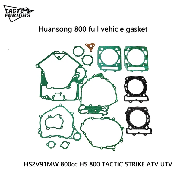 HISUN HS800 Pełny zestaw uszczelek Hisun Parts HS2V91MW 800cc HS 800 TACTIC STRIKE ATV UTV Quad Engine Spare For Coleman for Cub Cadet
