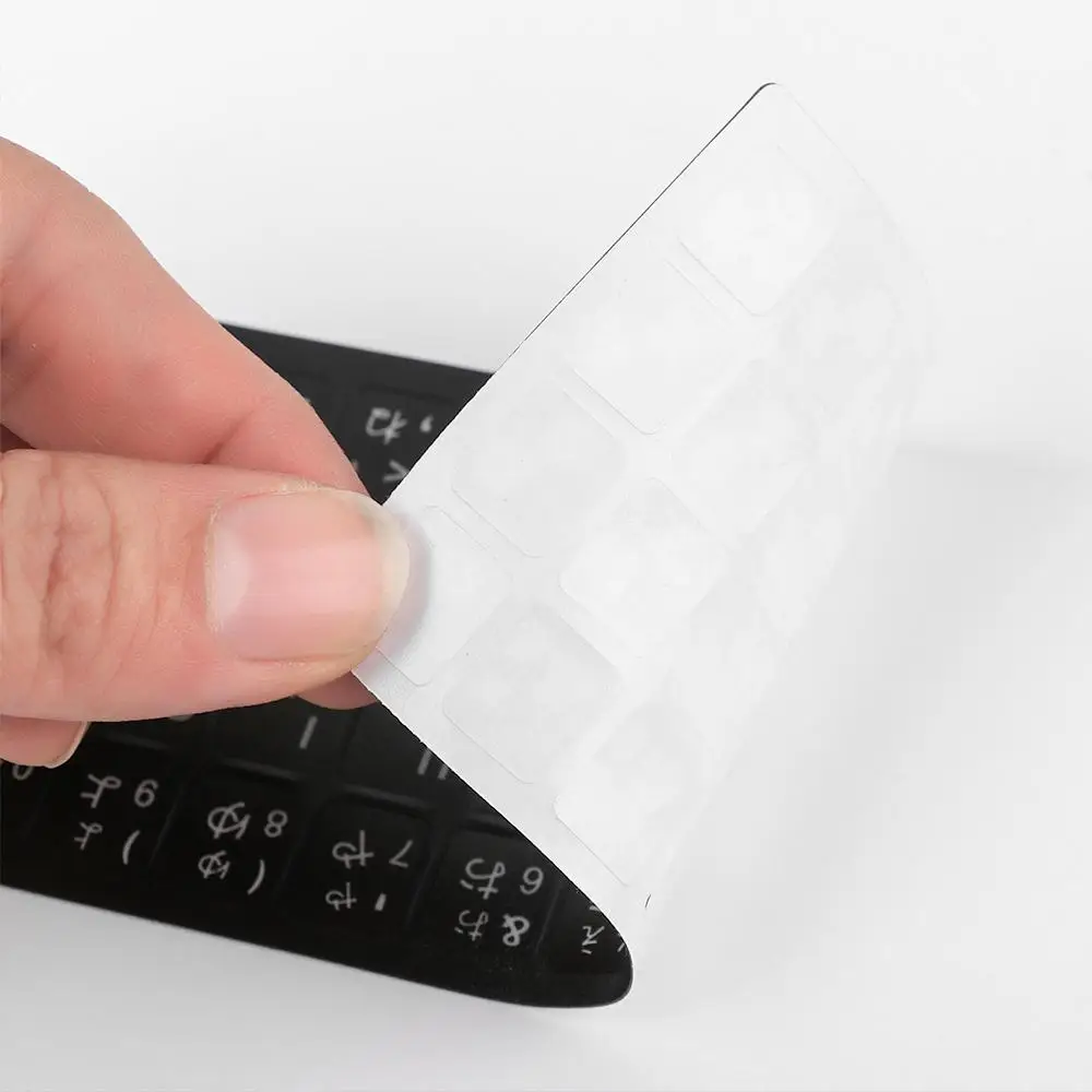 Laptop Keyboard Arabic Deutsch Spanish Russian Letter Keyboard Stickers Alphabet Layout