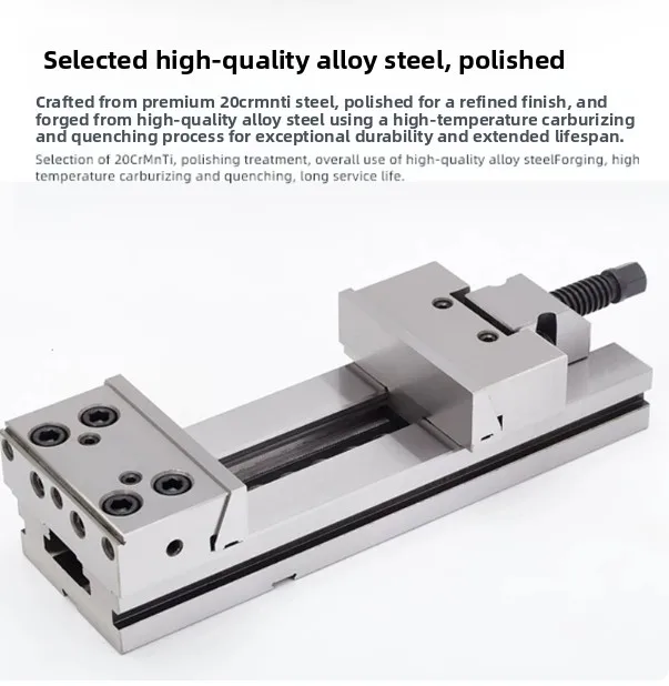 GT125A  GT125B  GT150  High Precision Manual Vise 6 Inch, CNC Milling Machine Modular Vise for Machining Center