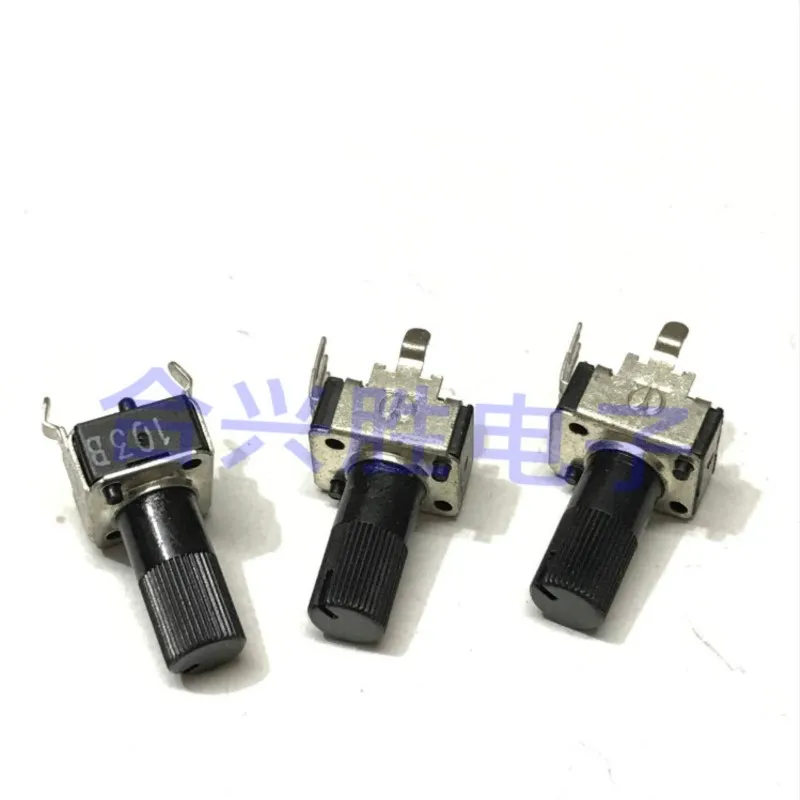 5PCS 09 Type Audio Power Amplifier Mixer Potentiometer RK09K1130A5R Single B10K Shaft Length 13MM