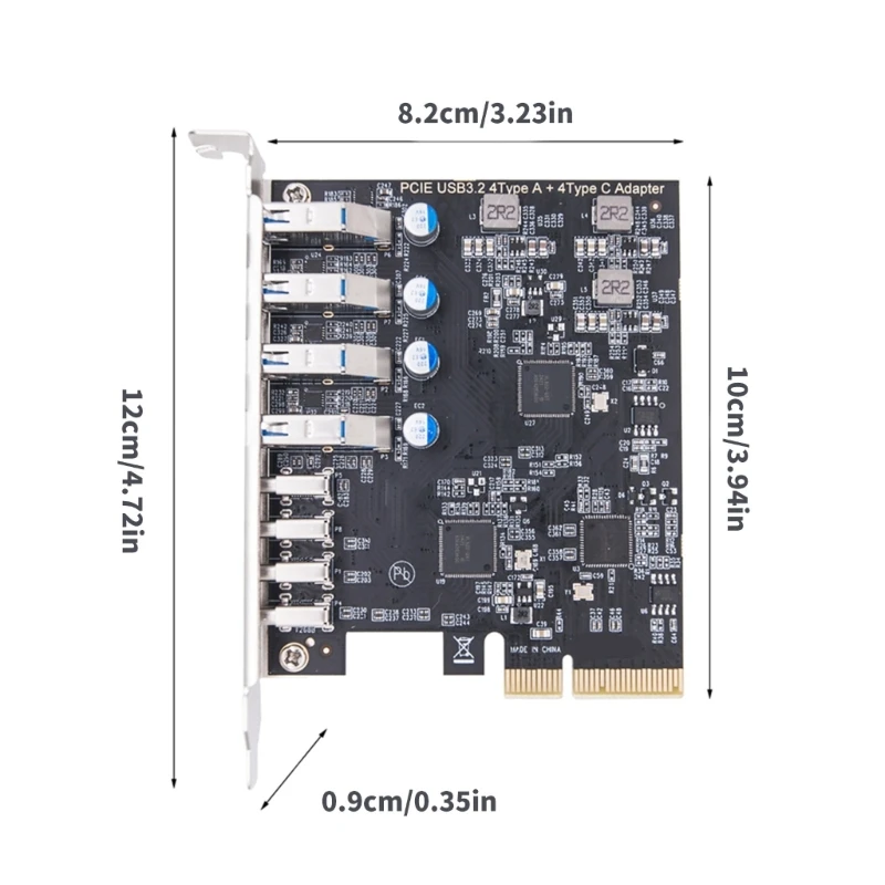 Controllo ASM1142 da PCIe a 4 USB 3.2 4 TypeC, 10 Gbps