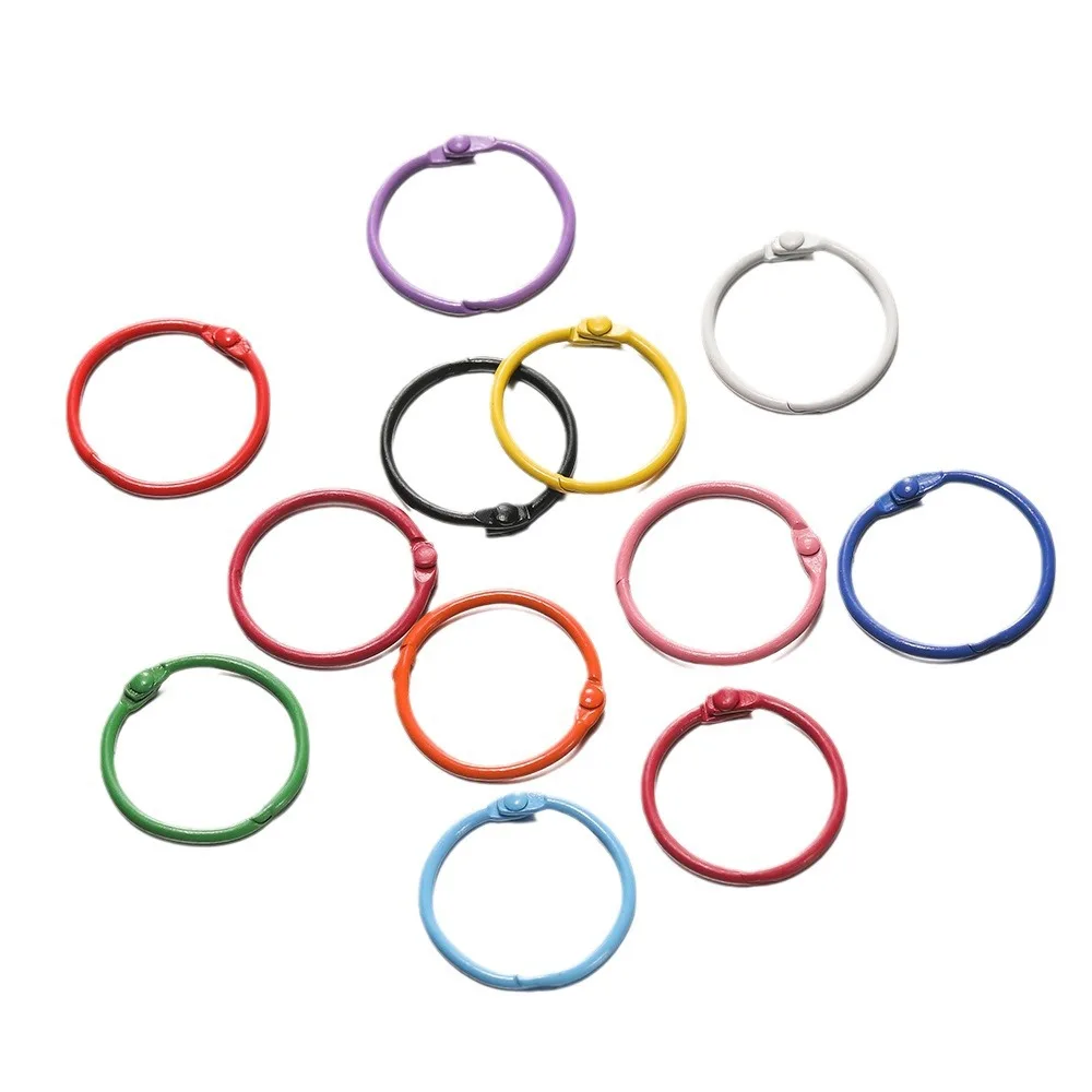 

5~20Pcs 30mm Colourful Ring Lobster Clip Spring Clip Keychain Toy Tag Connector For Bracelet DIY Jewelry Making Accessories