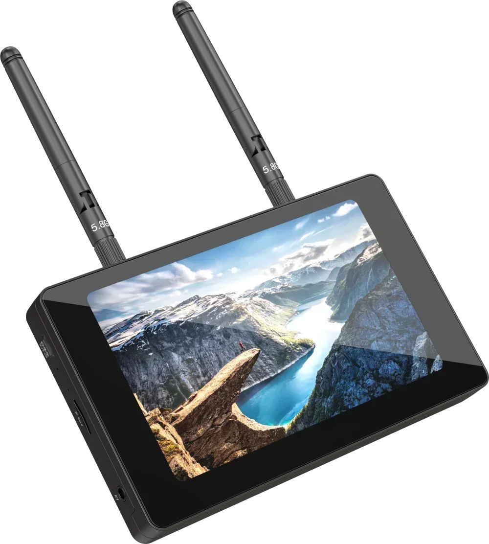 5.8GHz 40CH 5 Inch FPV Drone Monitor with 5.8G Diversity Receiver (5 inch FPV Monitor)