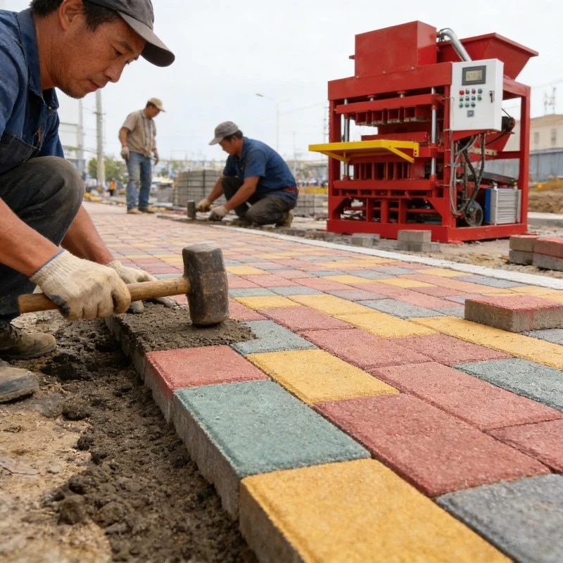 

Industrial Grade Automatic Brick Making Machine for Large Scale Cement Concrete Blocks and Paving Bricks Production