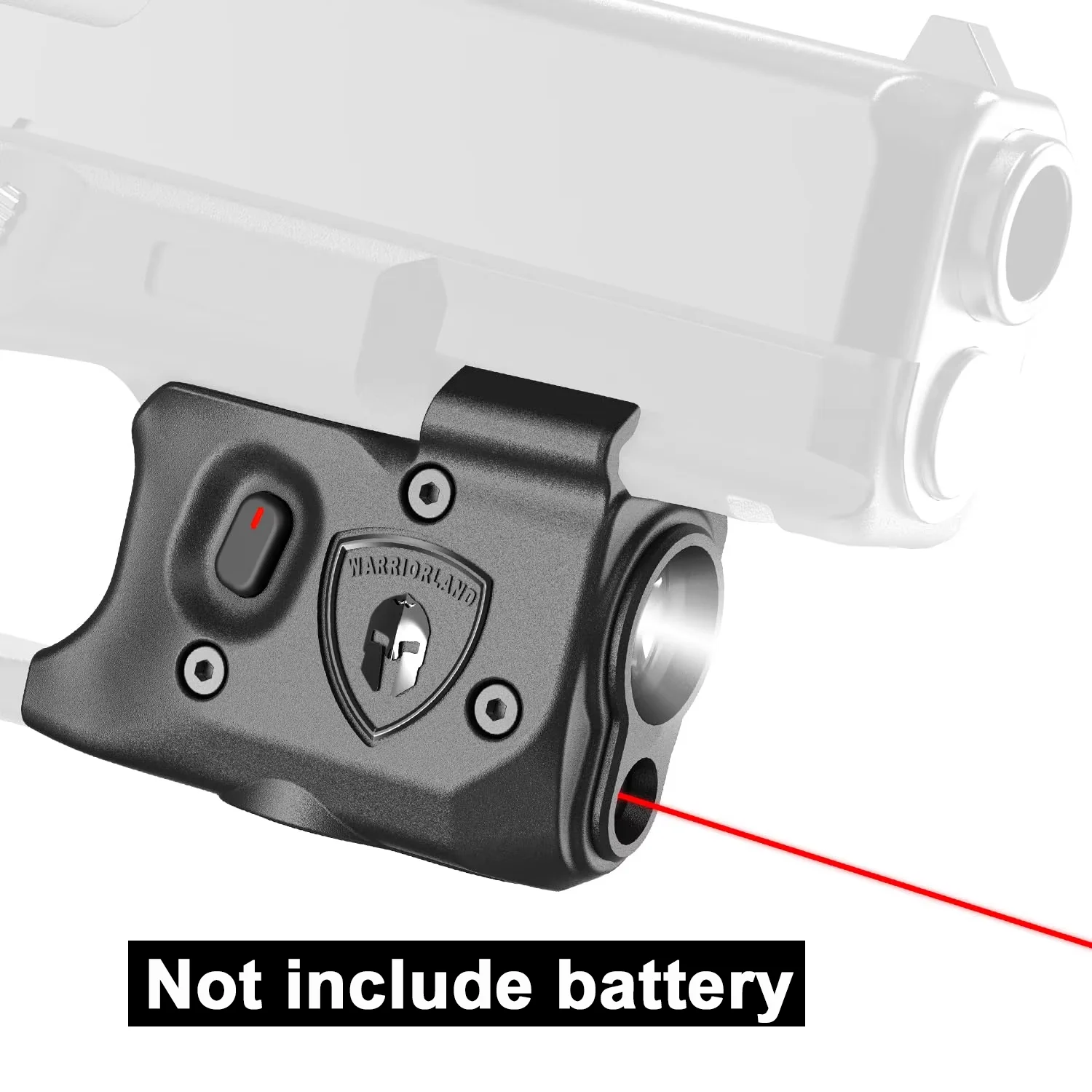 

Only Fit For Glock 17/19 Gen 3-5,Glock 22/23/31/32 Gen 3-4,Glock 19X/44/45,Light+Red Laser,Not Provide Battery,150-Lumen SLL-104
