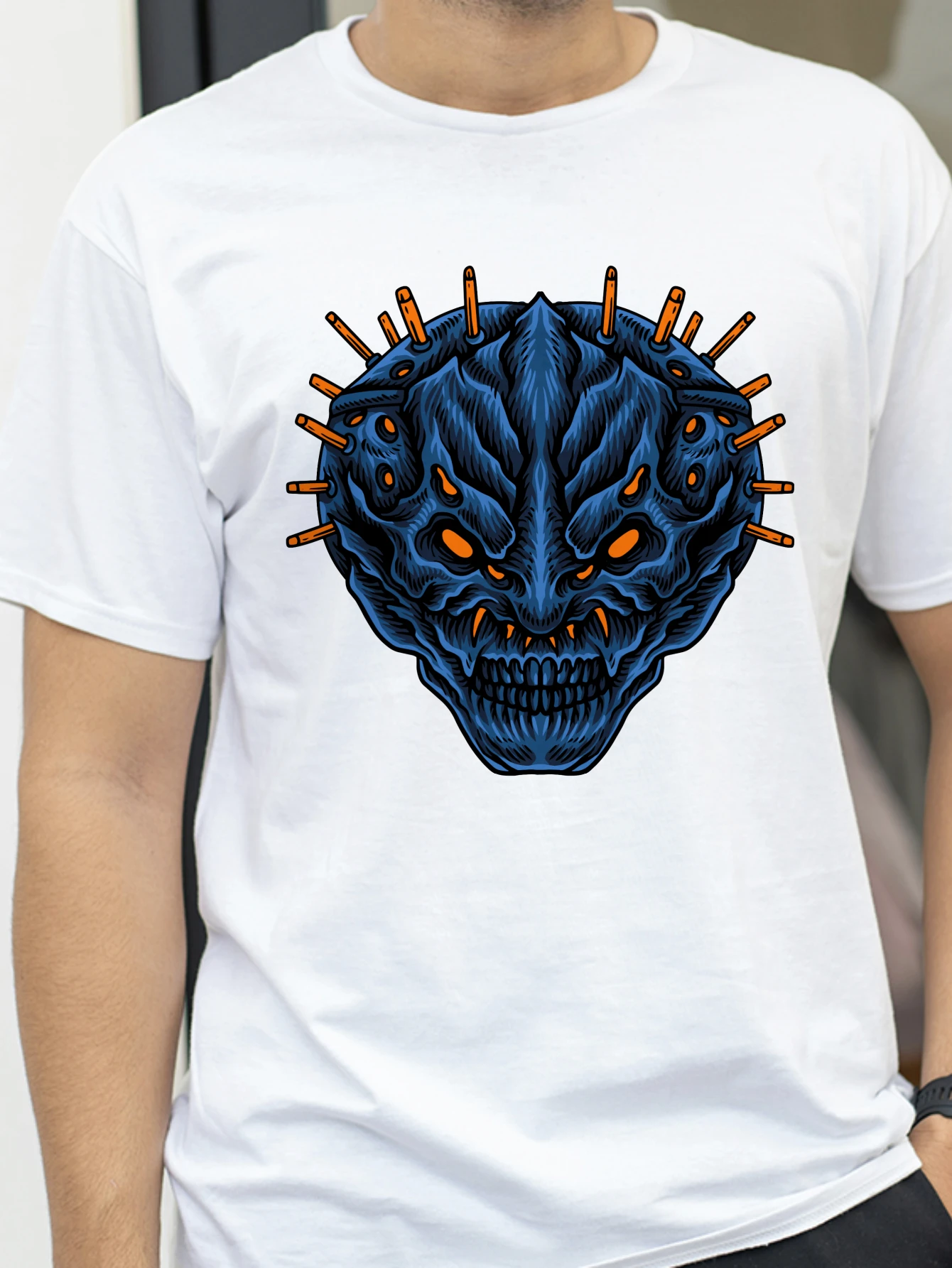 

Men's t-shirts 2025 New Men's clothing Printed t shirt y2k Y2k tops Anime t shirts Running top Basic Summer 100%cotton Graphic