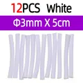 12 piezas blancas de 3 mm