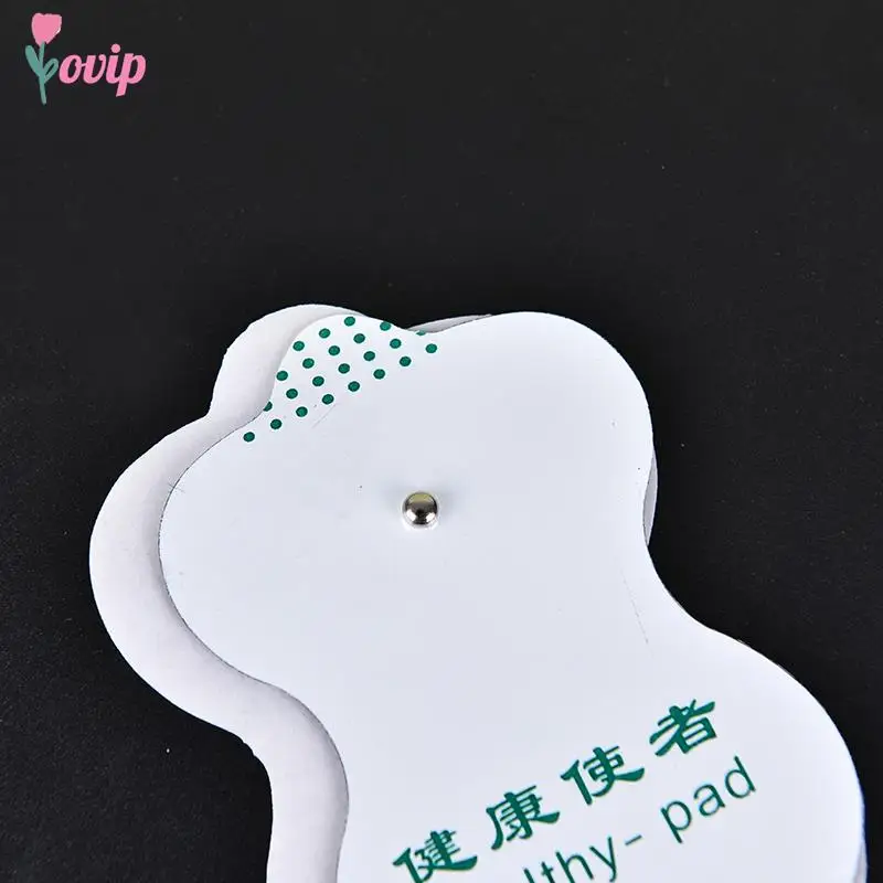 10PCS Healthy Pad Electrode Massage Pads Cable for Digital Tens Acupuncture Device Body Massager Therapy Machine