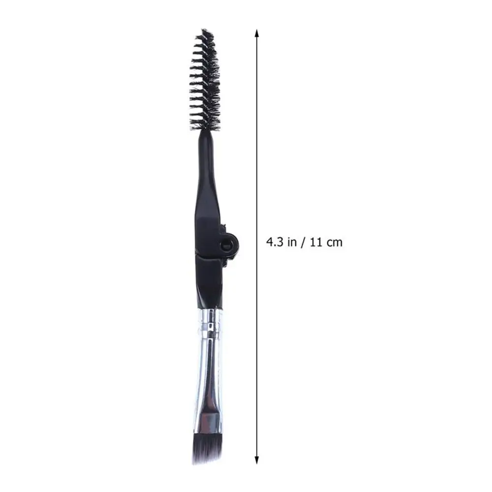 EyebloggBrush et Spoolie Brush, Pliable, Duo, Angle, Applicateur de mascara, Mathiateur de cils, Eyebloguing, Toilettage, Outil de maquillage