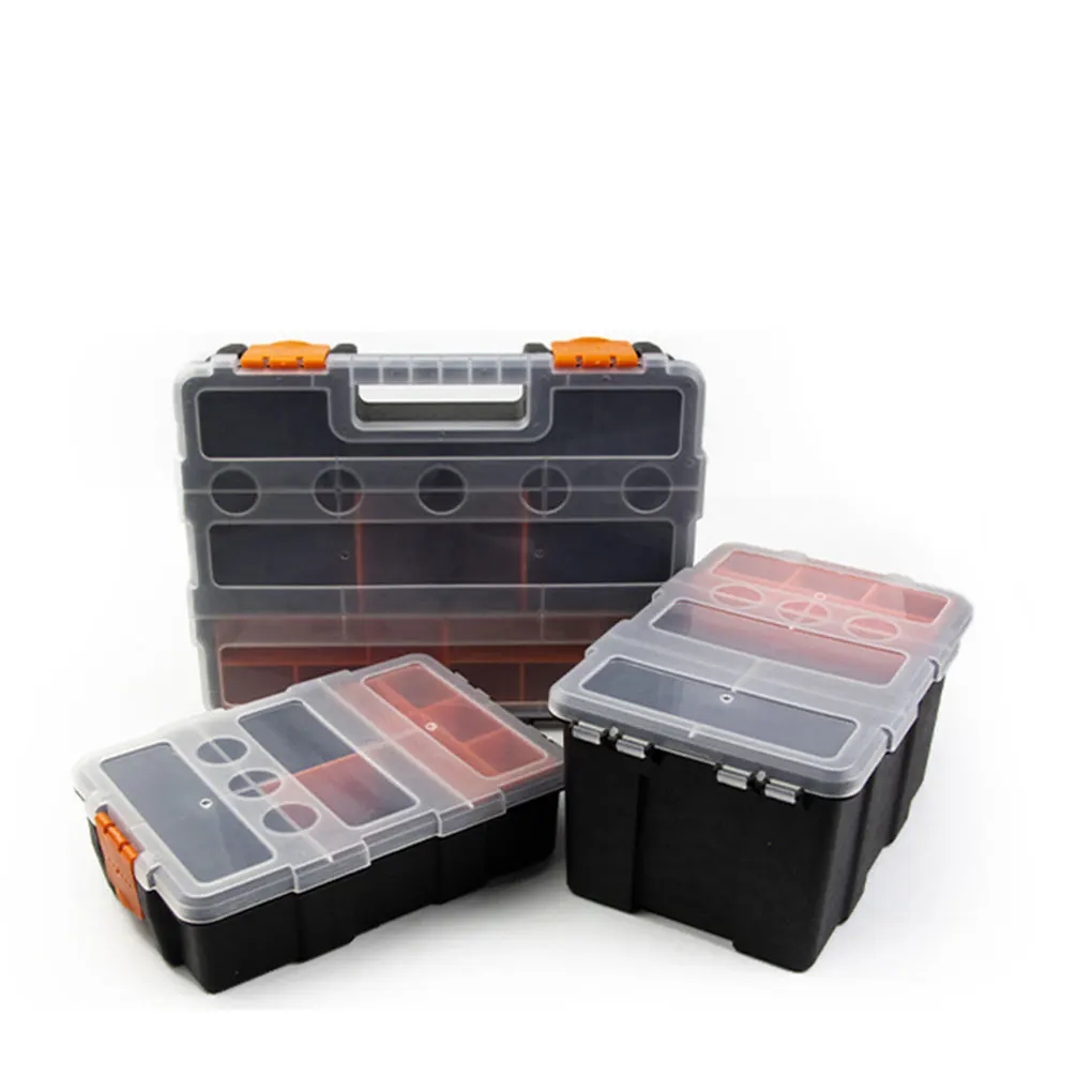 

AssortedColor Portable Parts Organizer Box Convenient Storage Solution For Tools Space Saving Boxes