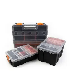 AssortedColor Portable Parts Organizer Box Convenient Storage Solution For Tools Space Saving Boxes