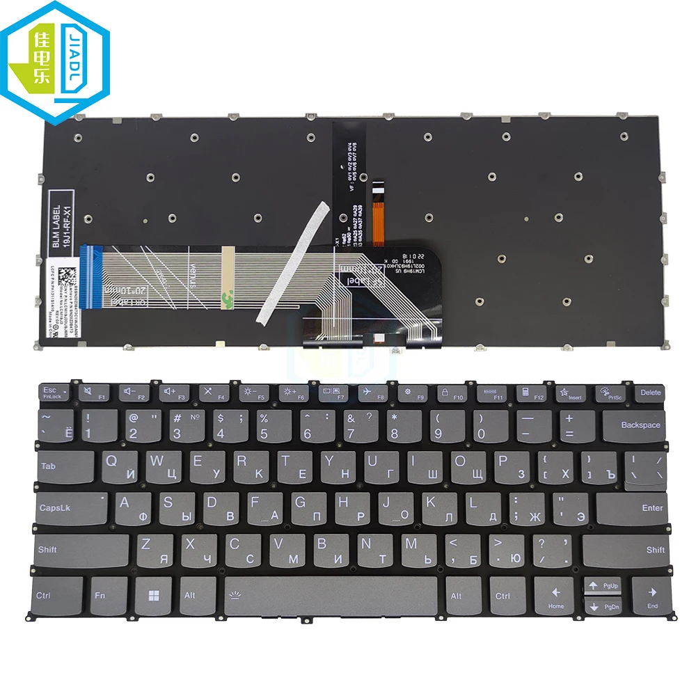 RU US ES Backlit Keyboard For Lenovo Yoga Slim 7-14ARE05 7-14IIL05 7-14ITL05 PR4SB Russian English Spanish Notebook Keyboards