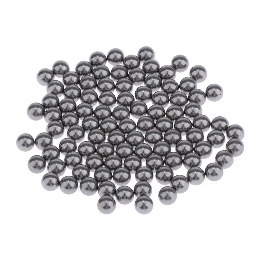 100pcs Anti Corrosion Stainless Steel Mini Paint Mixing Ball Model Accessories