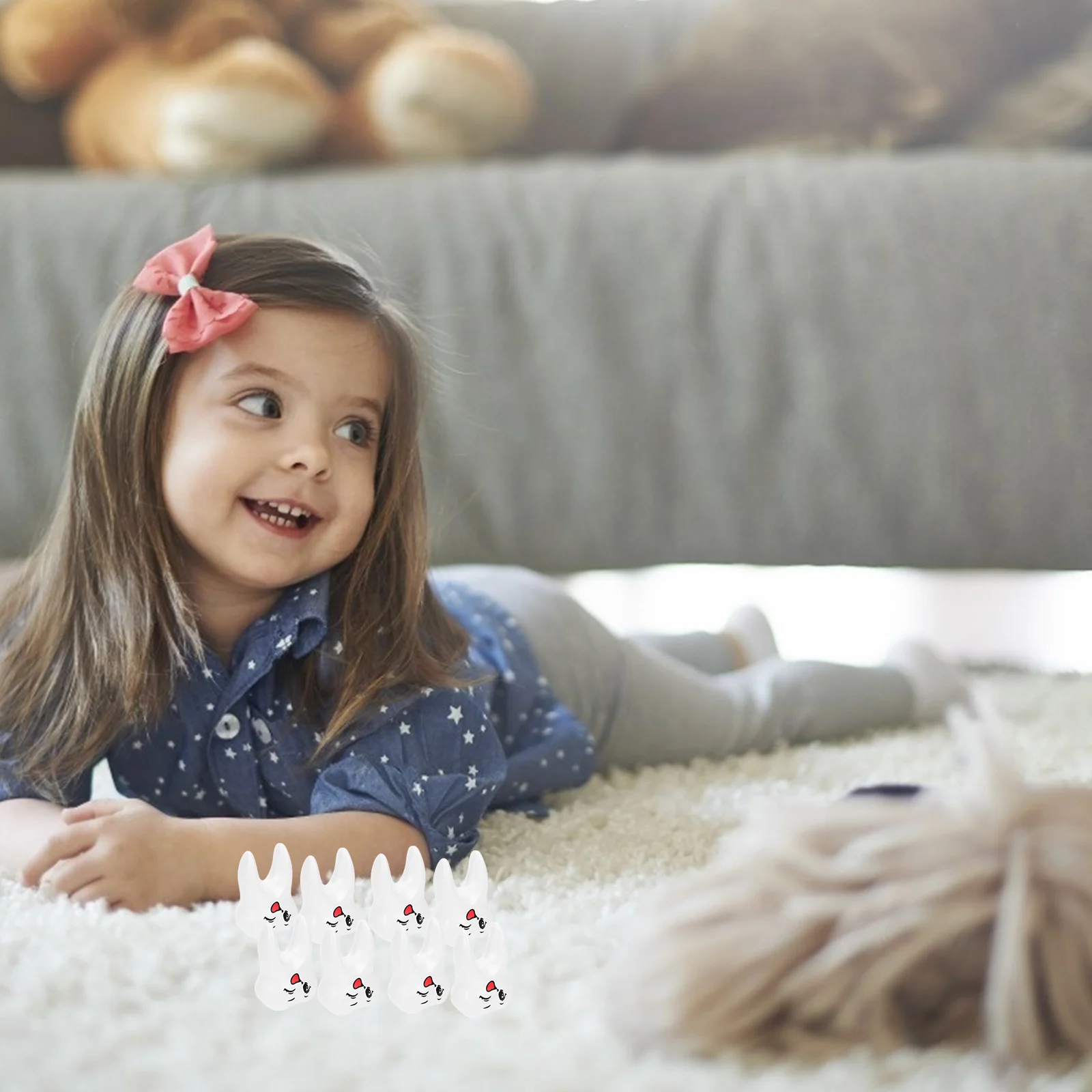 

15Pcs Plastic Teeth Cartoon Art Craft Supplies Kids Gift Safe Durable Educational Party Favors Fake Teeth Dental Supply