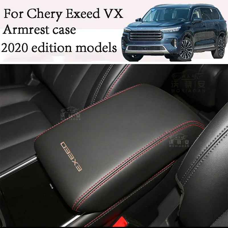 For Chery Exeed VX PU armrest box protective sleeve  Exeed VX 2020 edition models