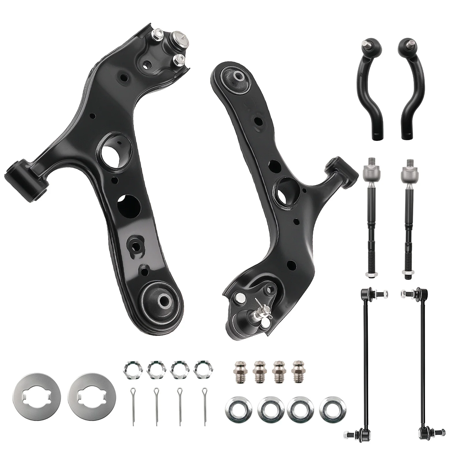 

Set of 8 Front Lower Control Arm Ball Joint Sway bar Link For Toyota RAV4 06-18