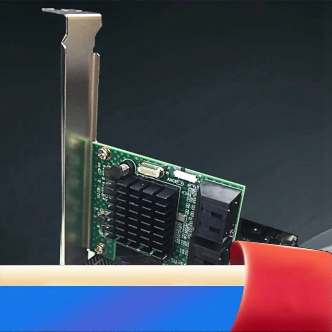 

Плата расширения PCIE к SATA PCI Express X1 к 4 порта SATA 3 3.0 III 6 Гбит/с SSD-контроллер Плата адаптера PCI-E SATA3-X62A
