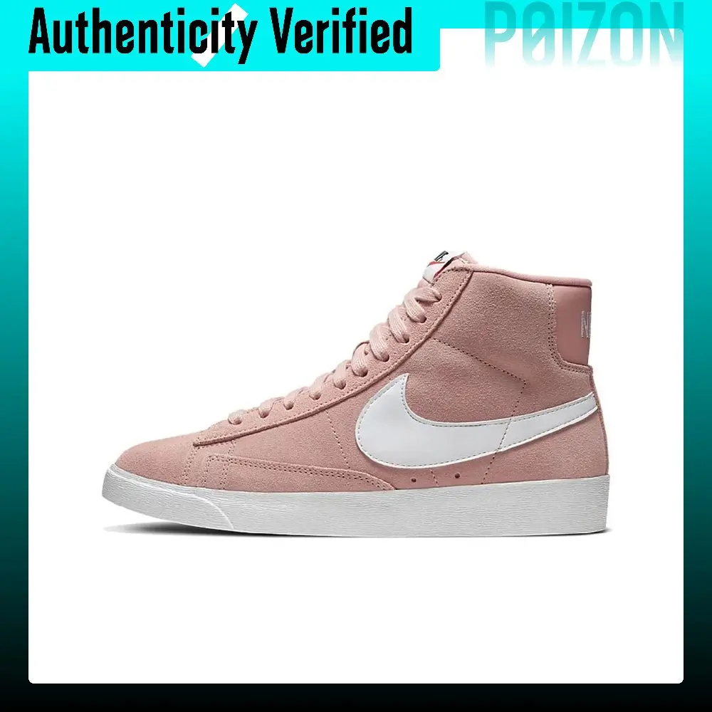 Nike Blazer Skate Shoes Women's Mid-top Pink White AV9376-602