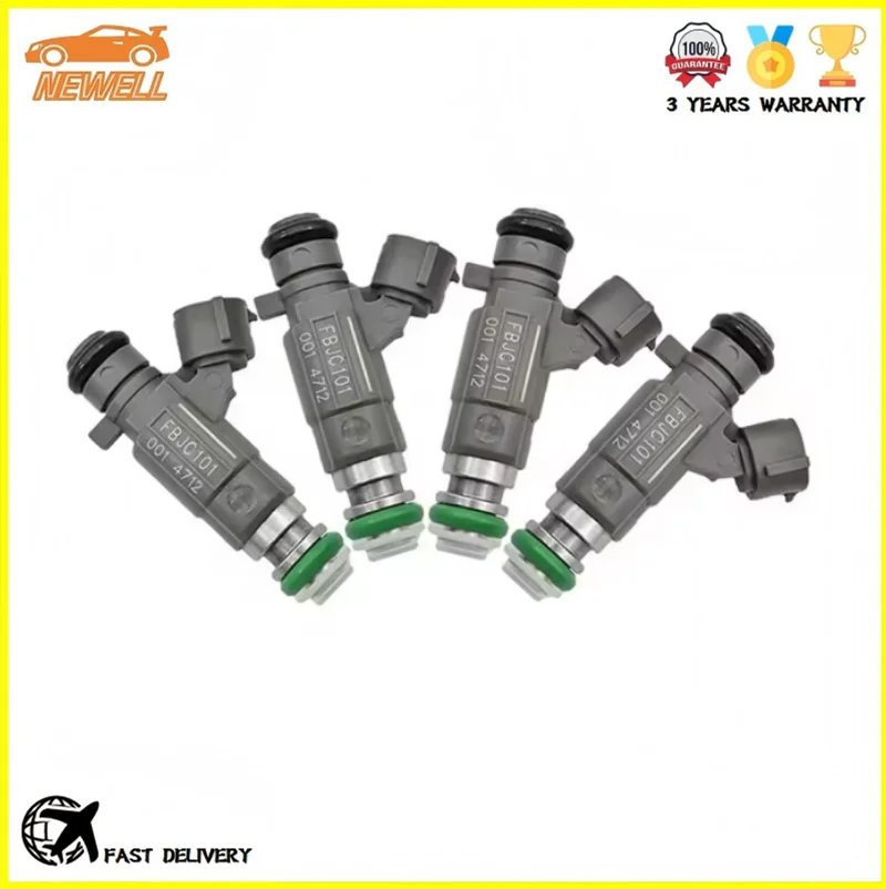 

4pcs 16600-AE060 FBJC101 Fuel Injector For NISSAN X-TRAIL T30 QR25DE 2.5L I4 MURANO Z50 VQ35DE 3.5L V6 For Infiniti 16600AE060