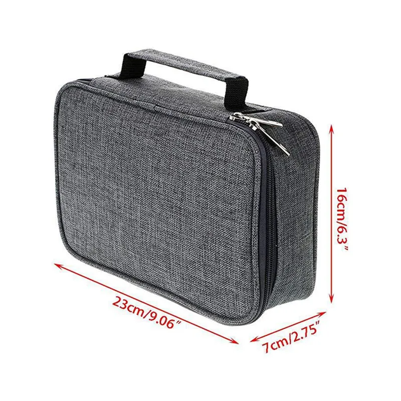 1PCS Multi-function Pencil Bag 72 Slot Large Capacity Painting Pen Holder Storage Box Zipper Bag Gadget With Fixed Bag