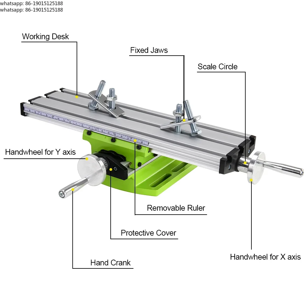 BG-6300 composite milling and drilling worktable multifunctional adjustable X-Y