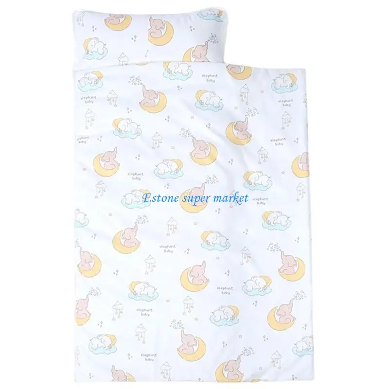 090B Child Sleeping Bag with Detachablke Pillow, Cartoon Infant Toddler Sleep Mat