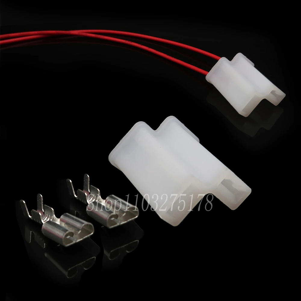 1 Set 2 Pin 02973385 Car Large Current Cable Socket with Wires Auto Nozzle Wiring Harness Adapter Automobile Accessories