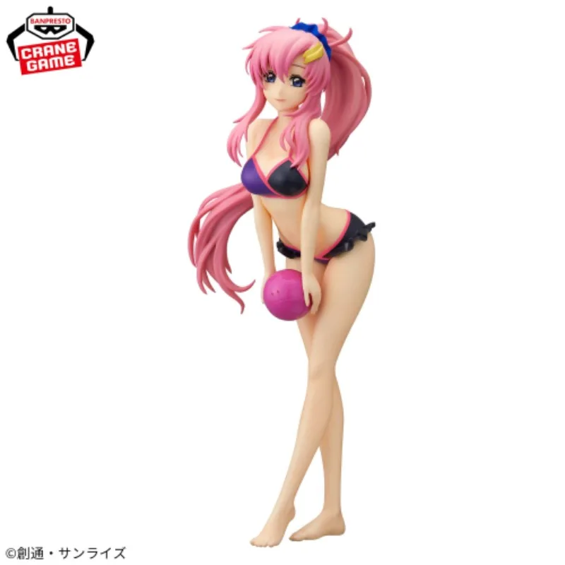 Schnelle Lieferung Bandai Anime Gundam BANPRESTO Lacus Clyne Gigi Lunamaria·Hawke Bademode Original Modell Spielzeug Action Figur Kinder