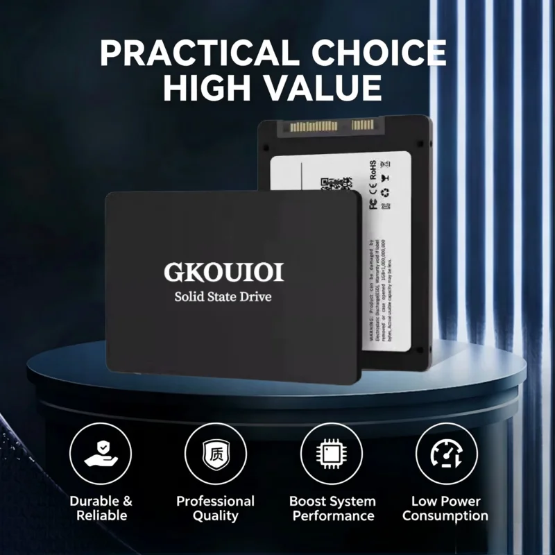 GKOUIOI  SATA3 Solid State Drive 128GB 240GB 256GB 480GB 512GB 1TB 2.5'' Hard Drive Disk SSD for Laptop PC