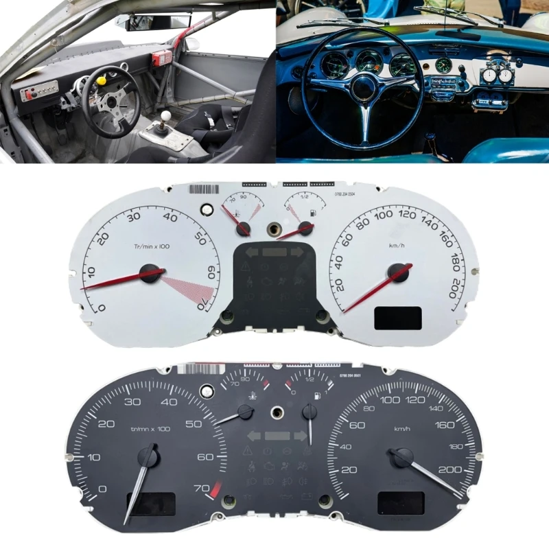 Car Speedometer Gauge Cluster for 307 Instrument Cluster Pixel Repair 6105H0 9659797780