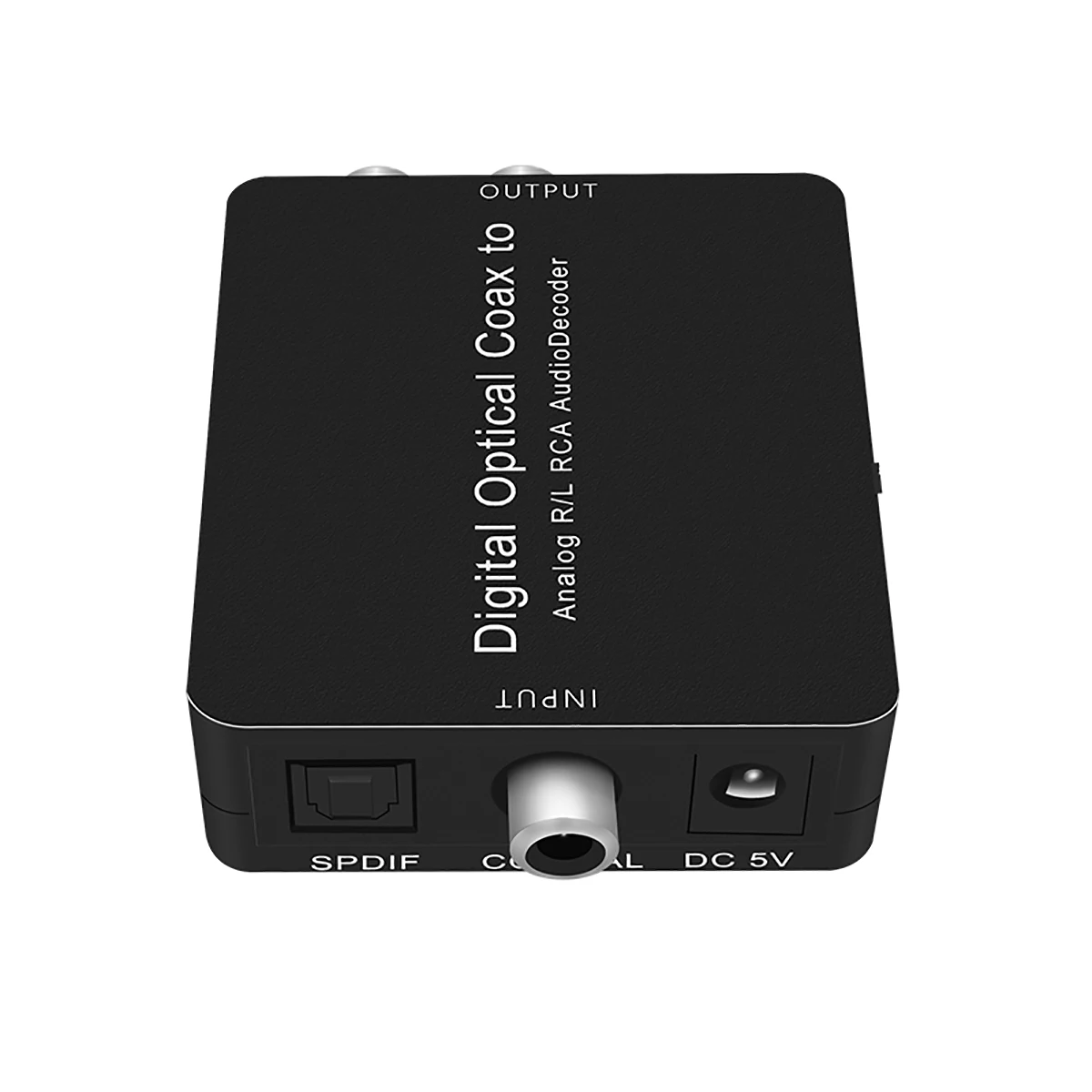 Decodificador de Audio Digital a analógico L R compatible con AC3 DTS para Dolby Toslink Coaxial 3,5mm auriculares convertidor decodificador de fibra óptica