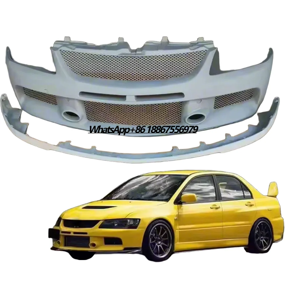 

Japanese Car Bumpers JDM Lancer EVO 9 Front Bumper PP Front Bumper Car Parts Upgrade Evolution 9 Accessories Parts