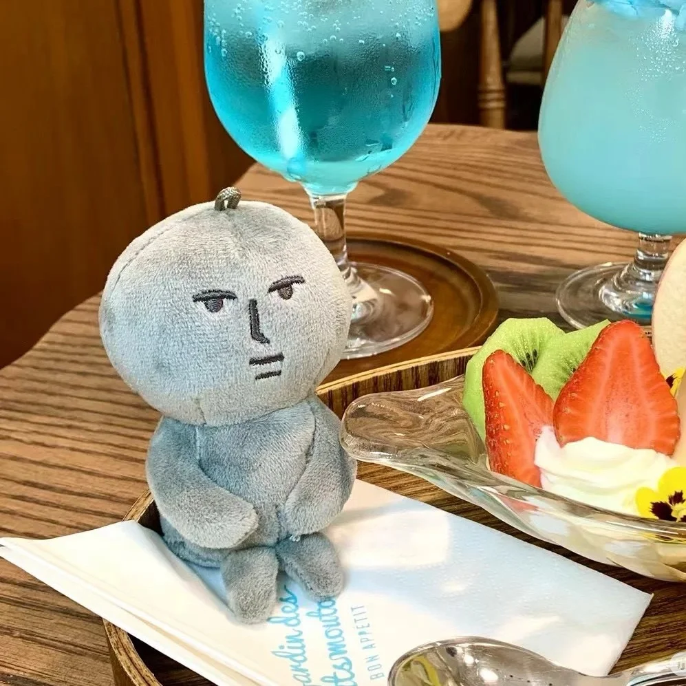 Mainan Mewah Kelinci Merah Muda Baru Boneka Binatang Lucu Batu Gambar Boneka Liontin Lucu Gantungan Kunci Ransel Liontin untuk Hadiah Ulang Tahun Anak-anak