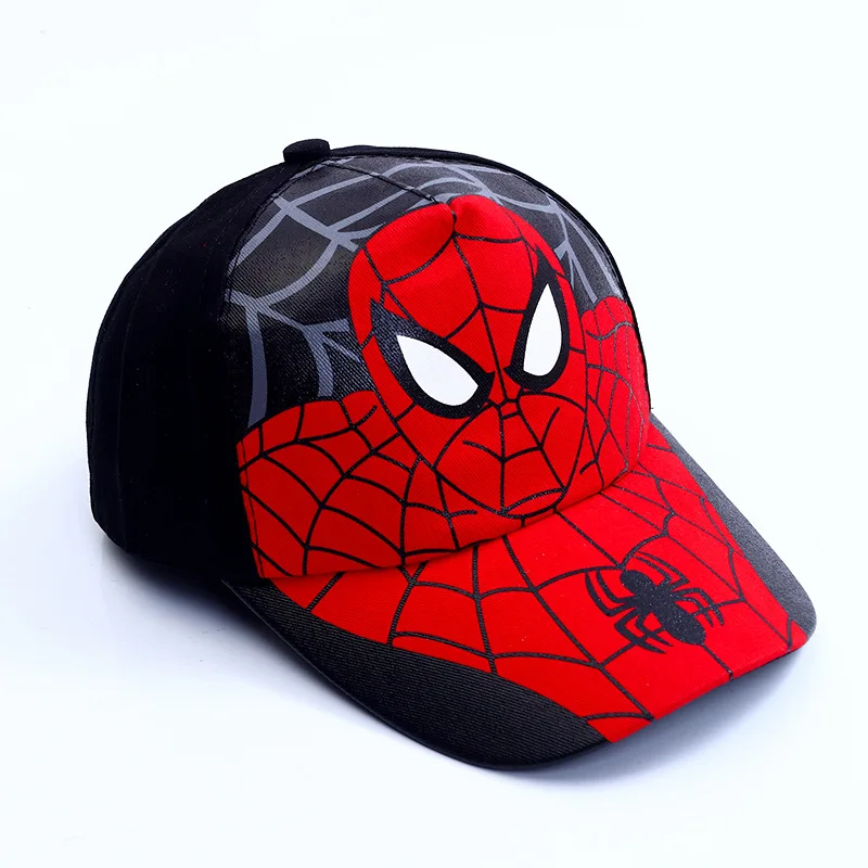 Cute Spiderman Baseball Cap Spider Man Hat Fashion Accessory 3-7Y Spider-Man Sunhat Boy Girl Hats Anime Figure Toy Child Gift