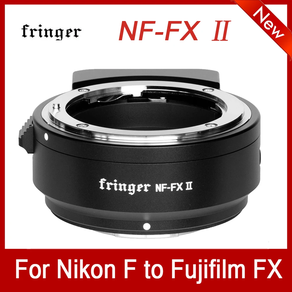 Переходное кольцо объектива Fringer NF-FX II AF для объектива Nikon AF-S AF-P F с креплением D/G/E к крепью Fuji X для X-T3 X-T4 X-S10 X-T30