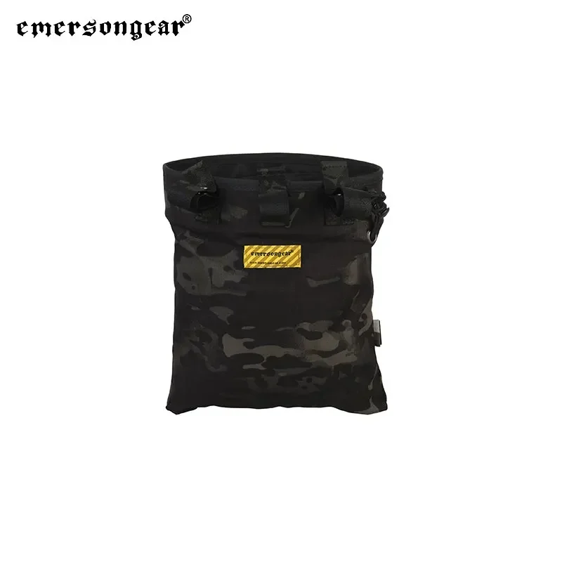 Emersongear Comabt Magazine Dump Pouch Foldable EDC Mag Drop Bag MOLLE Utility Airsoft Hunting Training Nylon