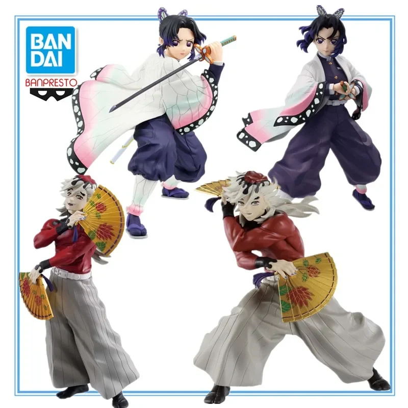 

BANDAI Banpresto Demon Slayer Anime Douma & Kochou Shinobu Vibration Stars Action Figures Model Figurine Original Figuarts Toys