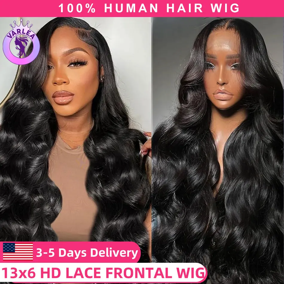 8 to 40 inch 13x4 Body Wave Lace Front Wigs Human Hair 13x6 Hd Lace Frontal Wig Pre Plucked 180% Density Body Wave Wig