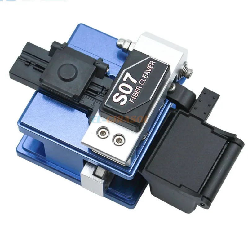 Original Signalfire Fiber Optic Cleaver S07/C12 High-Precision Optical Cutter Automatic Return With Waste Fiber Slot FTTH