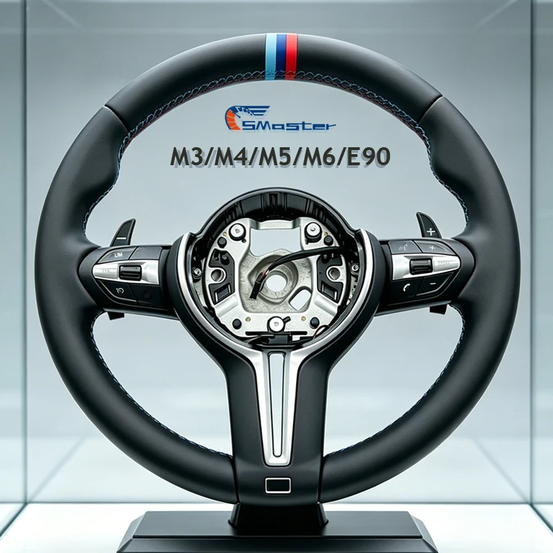 

Кожаный руль M Sport с подрулевыми лепестками для BMW F30 F36 F20 F21 F10 F01 F02 F06 F11 F12 E70 E71 E90, автомобильные аксессуары