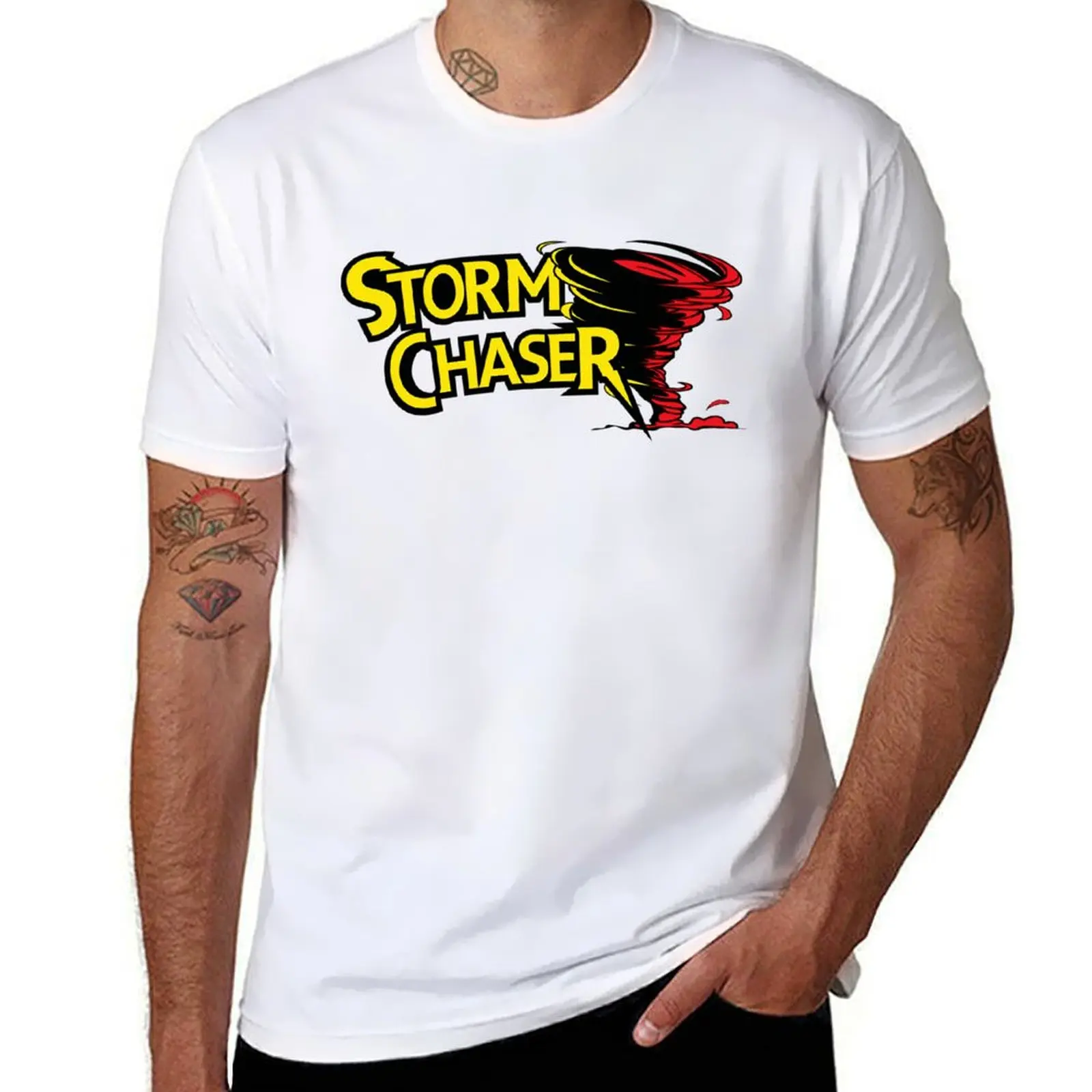 

Storm Chaser T-Shirt cotton t shirts man 100% black cotton t-shirt plain for man package man graphic t shirt T-Shirt