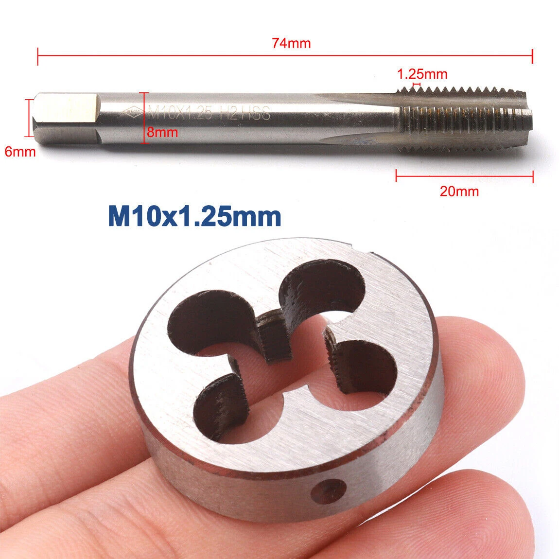 M10/M12/M14/M16/M15/M18/M20 Набор метчиков для винтовой резьбы, набор метчиков для правой руки, машина из быстрорежущей стали, коническая заглушка, круглая резьба