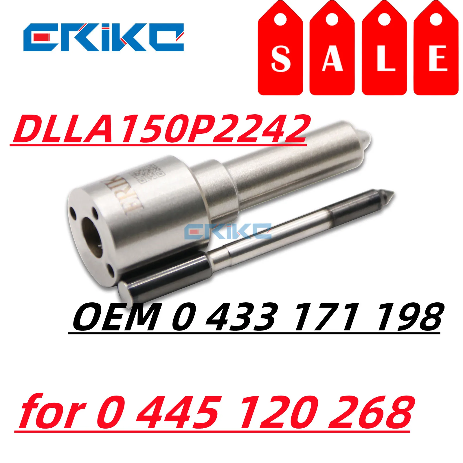 DLLA150P2242 Fuel Common Rail Sprayer DLLA 150P2242 Injector Nozzle Tip 0 433 171 198 for Fuel Injectors 0 445 120 268