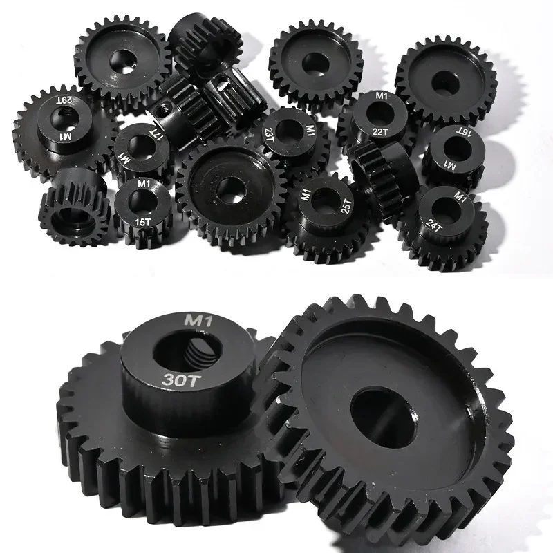 Gear M1 8mm 14-20T 21T-25T 26T-30T  Pinion Motor Gear for 1/5，1/6，1/7，1/8 Trsx ARRMA 4WD Outcast 8S EXBRC Car Motor Shaft