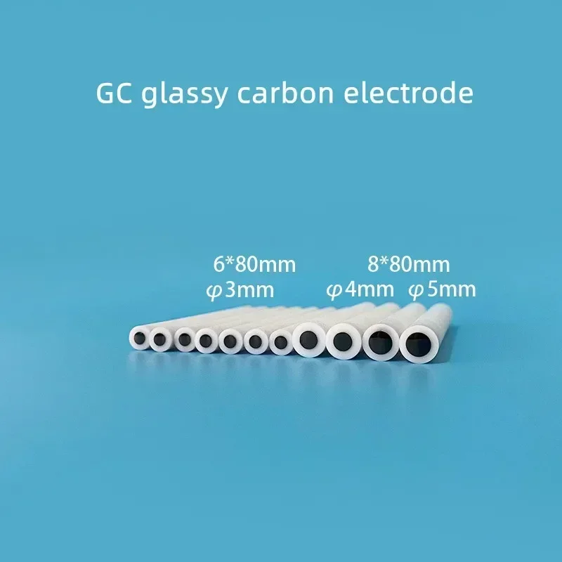 Glassy carbon electrode, working electrode, 3mm / 4mm / 5mm glassy carbon electrode.