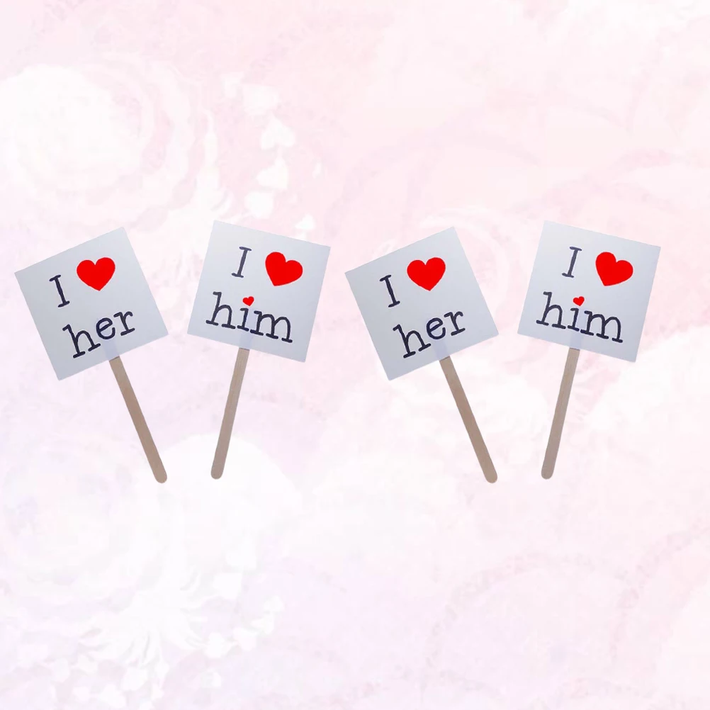 

4pcs Wedding Photo Props Creative Funny Style Paper Party Supplies Bride Groom Bachelorette Booth Accessories Selfie