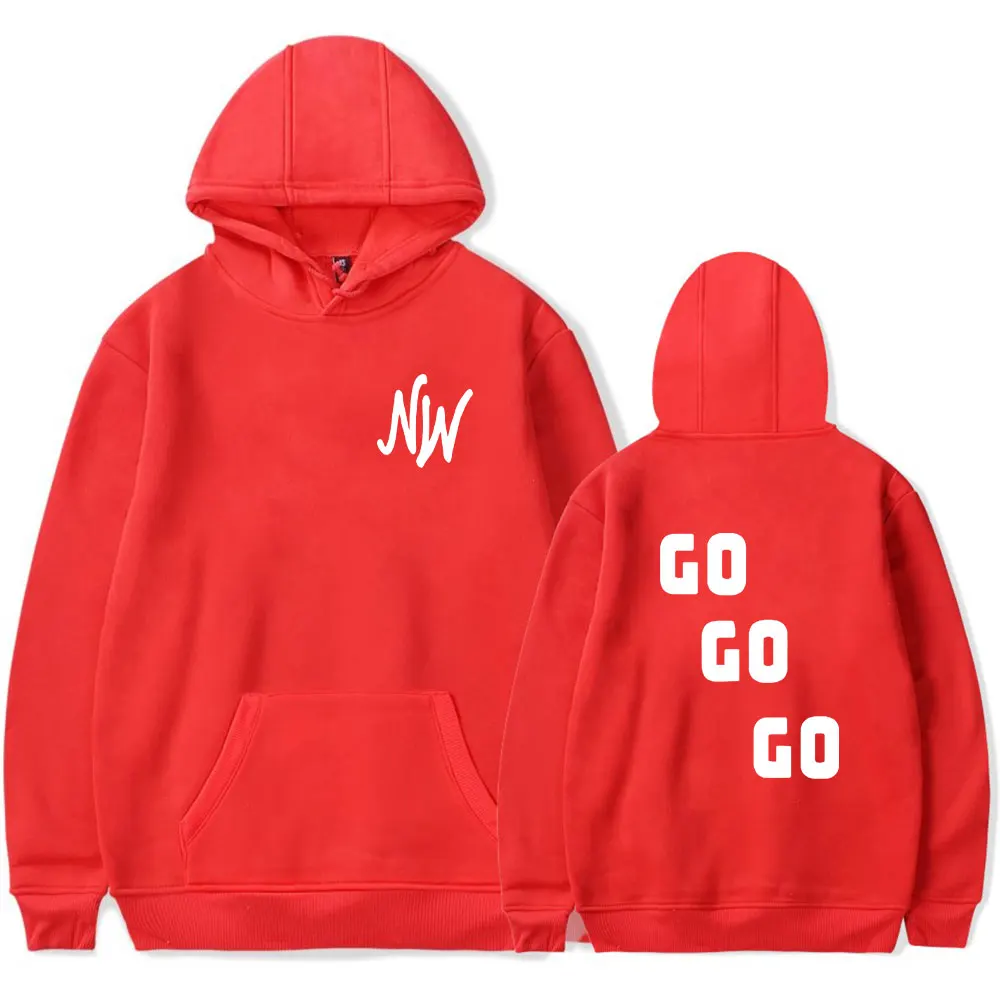 Nidal Wonder Merch Nw Go Go Hoodies Trekkoord Zak Sweatshirt Heren/Vrouwen Nw Fans Pullover